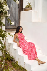 Sunshine Glow Maxi Dress Pink