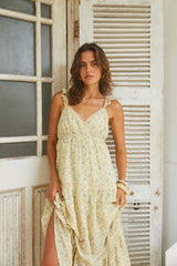 Willow Bloom Maxi Dress Yellow