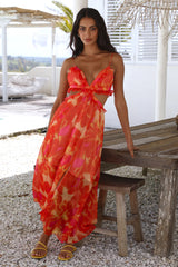 Sweet Music Maxi Dress Orange