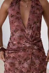 Harbour Cruise Halter Romper Red