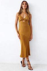 Forever Fresh Maxi Dress Brown