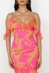 Party On Maxi Dress Pink