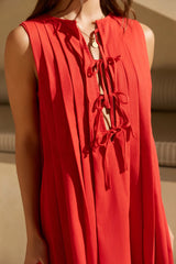 Citrine Delights Mini Dress Red