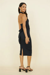 Best of Times Midi Dress Black