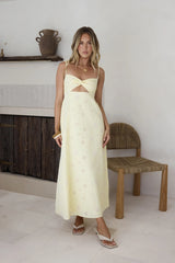 Sunflower Dreams Maxi Dress Yellow