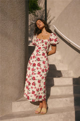 Rosalie Midi Dress Pink