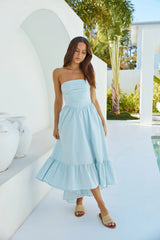 Love In The Summer Maxi Dress Blue