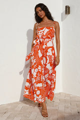 Star Gazing Maxi Dress Orange