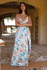 HELLO MOLLY Moment In Bloom Maxi Dress Green