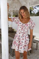 Changing Of Seasons Dress Purple