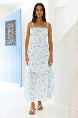 Hidden Lagoon Maxi Dress Blue