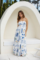 Sunkissed Sites Maxi Dress Blue