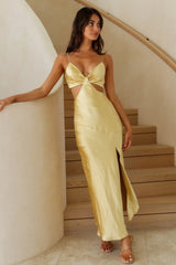 City Sunset Maxi Dress Yellow