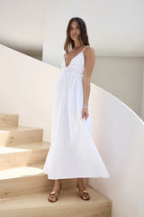Thinking Of Love Maxi Dress White