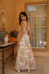 Sunny Splendour Maxi Dress Pink