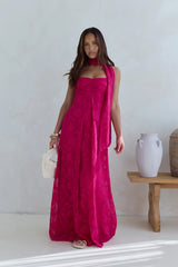 Flirt With Fire Maxi Dress Pink