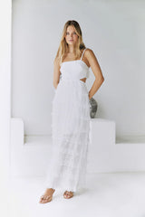 Spirit Flourish Maxi Dress White