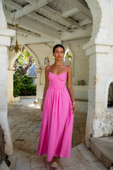 FORTUNATE ONE Blushing Lovers Maxi Dress Pink