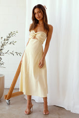 My Advice Maxi Dress Yellow