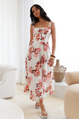 Palermo Mornings Midi Dress Cream