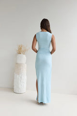 Island Soul Maxi Dress Blue