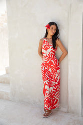 Matelo Midi Dress Matelo Print