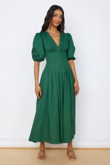 Nature's Escape Maxi Dress Green