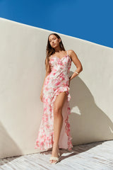 Rosé Rendezvous Maxi Dress Red