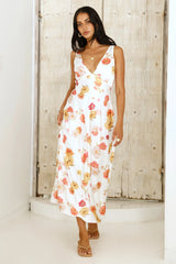 Apricot Dream Maxi Dress Floral