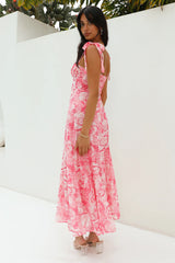 Lovers Dance Maxi Dress Pink