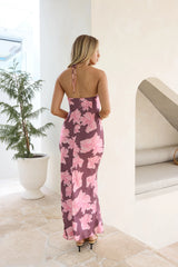 Dove Song Halter Maxi Dress Floral