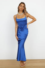 Lucky Moments Maxi Dress Blue