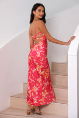 Starry Haze Midi Dress Pink