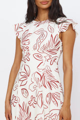 Star of Destiny Maxi Dress White