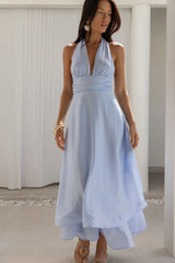 City Lights Calling Maxi Dress Blue