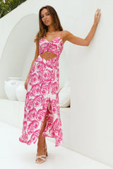 Star Gazers Maxi Dress Pink