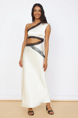Limitless Love Satin Maxi Dress Champagne
