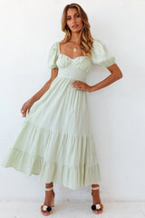 Summer Road-trip Maxi Dress Sage