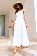 Salty Air Maxi Dress White