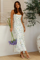 Floral Fairy Maxi Dress White