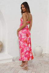 Catching Feelings Maxi Dress Pink