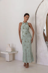 Tropic Whisper Maxi Dress Sage
