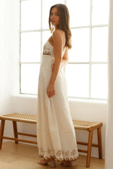 Escape To Paradise Maxi Dress Beige