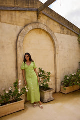 Remi Rounds Maxi Dress Green