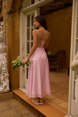 Petals on the Wind Maxi Dress Pink