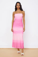 Infinite Light Midi Dress Pink