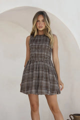 Sunrise Escapade Mini Dress Juno Check