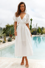 No Matter Maxi Dress White