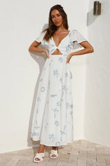 Angel Baby Maxi Dress Blue