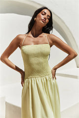 Blessed Destiny Maxi Dress Yellow